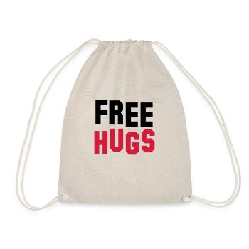 free hugs - Drawstring Bag - nature - Front