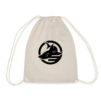 shark-sixmilliards.com-1c - Drawstring Bag - nature - Front