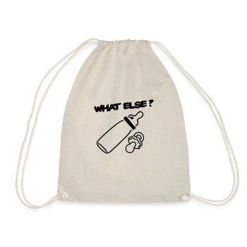 What else? Baby? - Sac de sport léger - nature - Devant