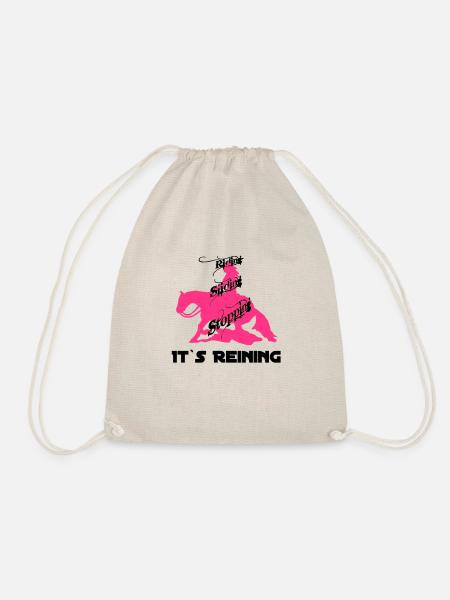 riding_sliding_stopping - Drawstring Bag - nature