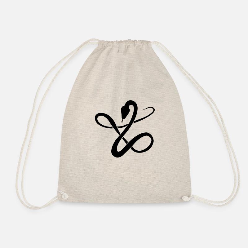 Snake - Drawstring Bag - nature