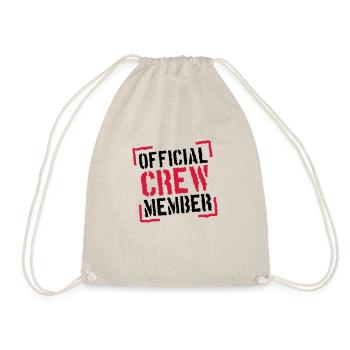 Official Crew Member Stamp Design - Sac de sport léger - nature - Devant