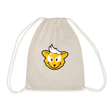 Smiley Fox - Drawstring Bag - nature - Front