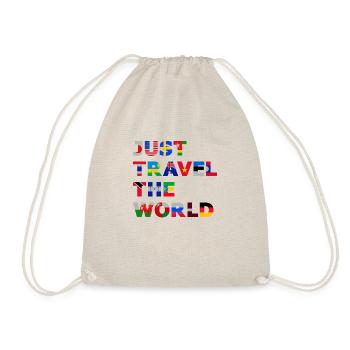 Travel the World (lettrage) - Sac de sport léger - nature - Devant