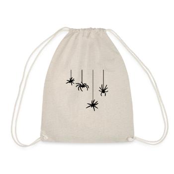 Halloween spieders - Turnbeutel - Natur - Vorne