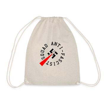 Anti-Fascist Squad (Dark) - Drawstring Bag - nature - Front