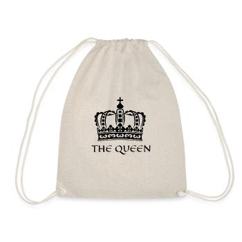 THE QUEEN - Drawstring Bag - nature - Front