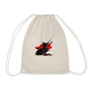 samurai - Drawstring Bag - nature - Front