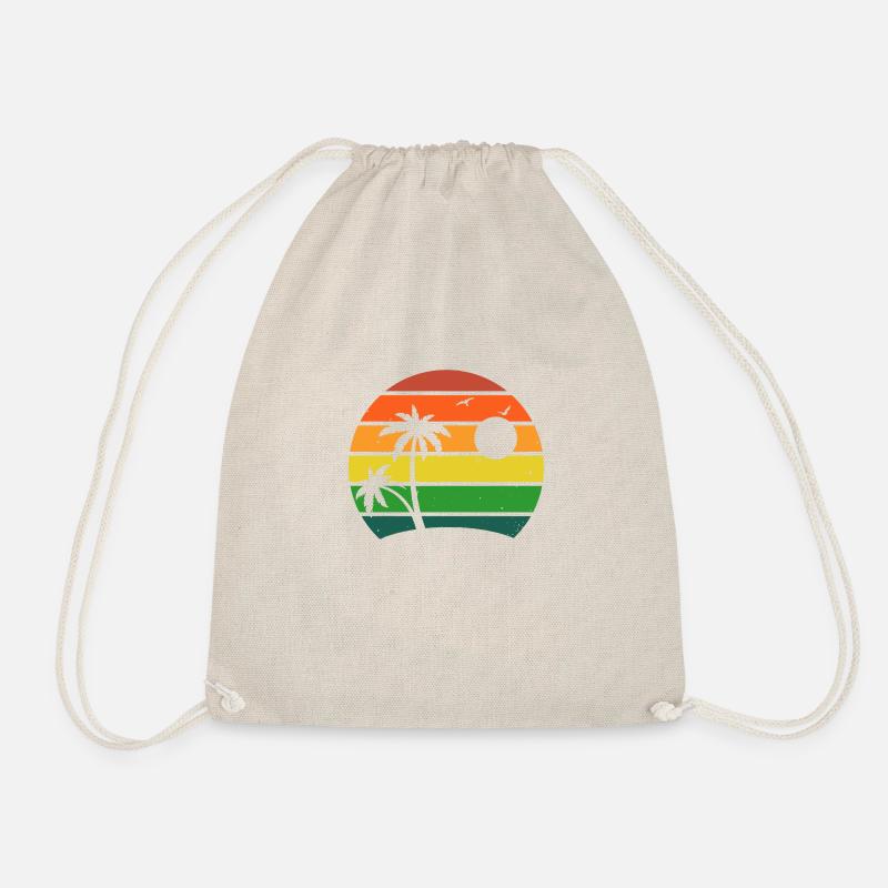 summer scene - Drawstring Bag - nature