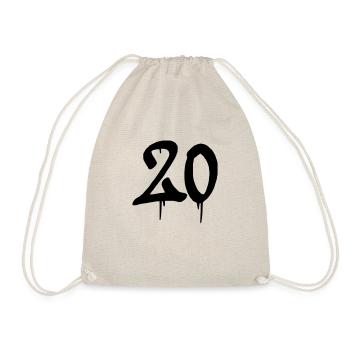 20 graffiti - Drawstring Bag - nature - Front