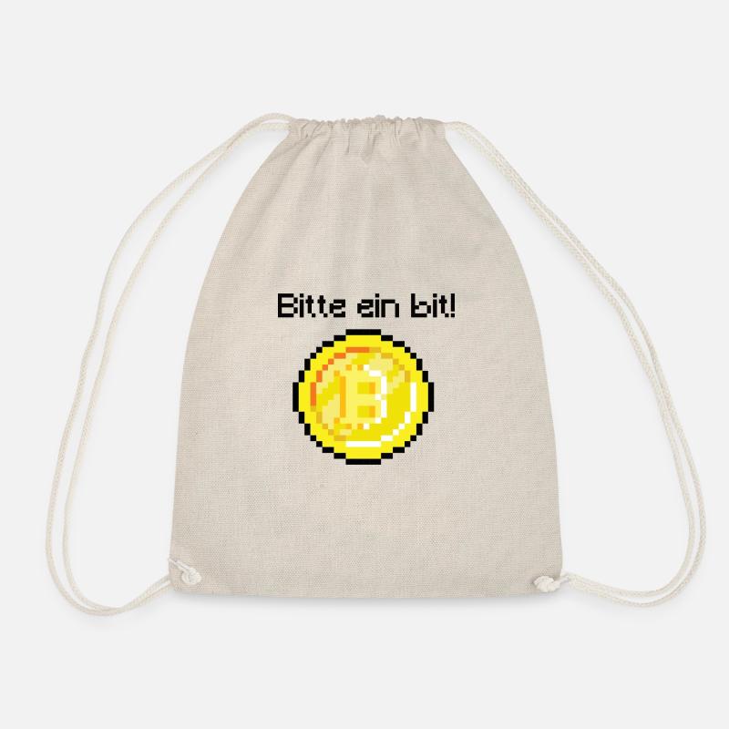 Bitcoin Maximalist (Bitte ein bit!) - Turnbeutel - Natur