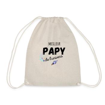 meilleur papy de l'univers cadeau papy - Sac de sport léger - nature - Devant