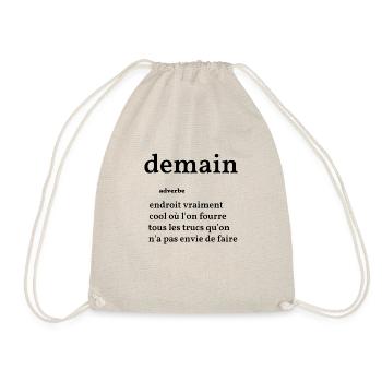 demain - Sac de sport léger - nature - Devant