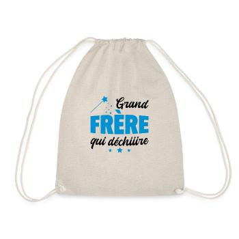 grand-frère qui déchire - Sac de sport léger - nature - Devant