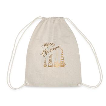 FELIZ NAVIDAD - Turnbeutel - Natur - Vorne