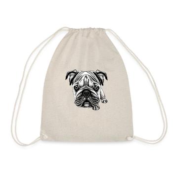 Bulldog Français Chien anglais 10 - Sac de sport léger - nature - Devant