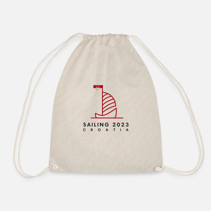 Sailing Croatia 2023 - Turnbeutel - Natur