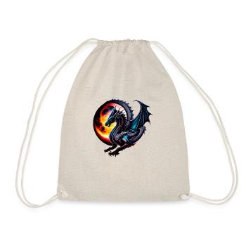 Dragon - Drawstring Bag - nature - Front