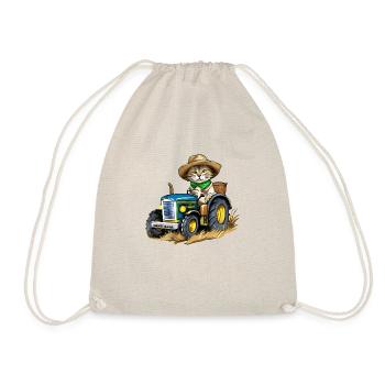 Chat fermier - Sac de sport léger - nature - Devant