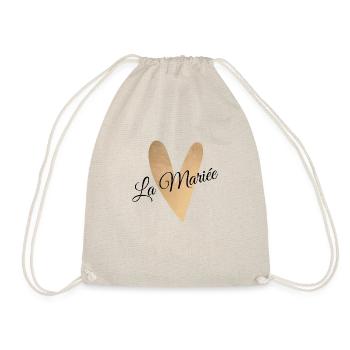 La mariée coeur doré - Sac de sport léger - nature - Devant