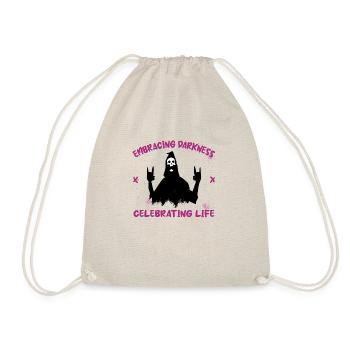 Embracing the darkness - Drawstring Bag - nature - Front