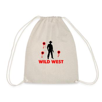 cowboy wild west - Turnbeutel - Natur - Vorne