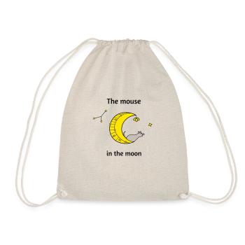 The mouse in the moon - Drawstring Bag - nature - Front