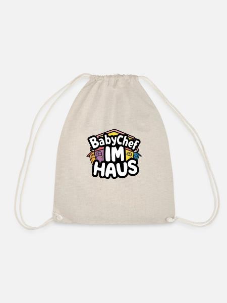 Baby Chef im Haus - Turnbeutel - Natur