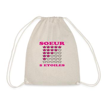 SOEUR 5 ETOILES - Sac de sport léger - nature - Devant