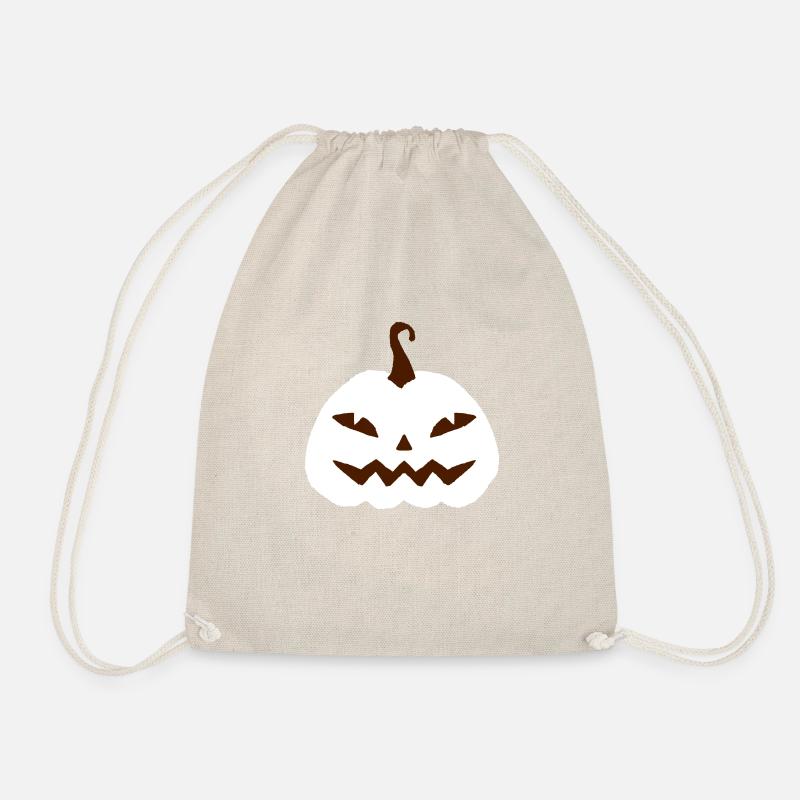 Halloween Pumpkin - Drawstring Bag - nature