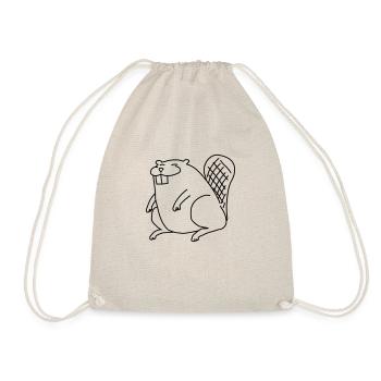 Trash Beaver - Turnbeutel - Natur - Vorne