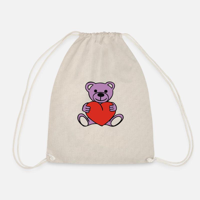 Pooh & Herz - Turnbeutel - Natur