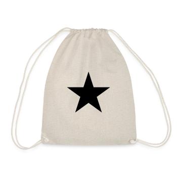 étoile noire black star - Sac de sport léger - nature - Devant