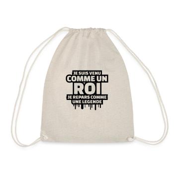 je suis venu comme un roi - Sac de sport léger - nature - Devant