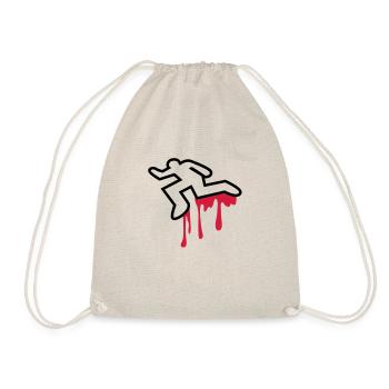 assassiner homicide coroner cadavre grandes lignes - Sac de sport léger - nature - Devant