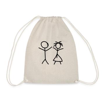 Mom And Dad - Turnbeutel - Natur - Vorne