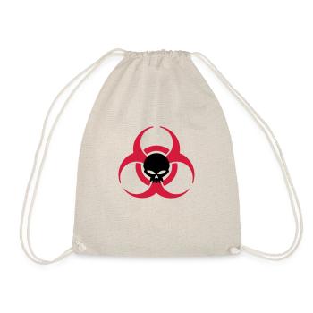 radiation biologie warning - Sac de sport léger - nature - Devant