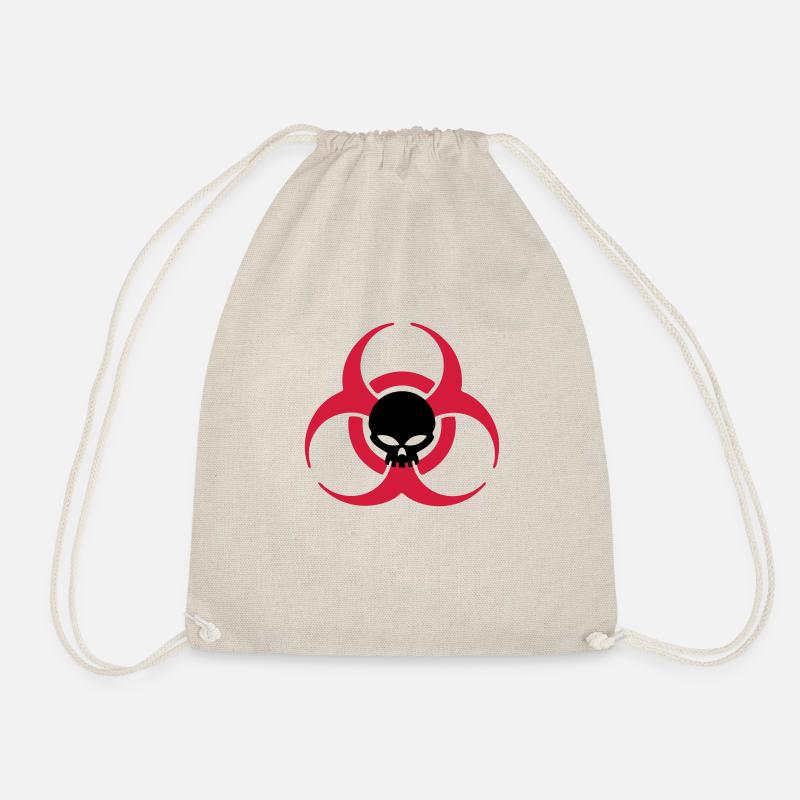 radiation biologie warning - Turnbeutel - Natur