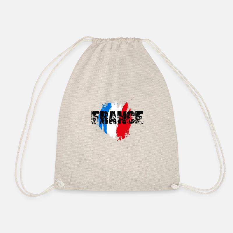 france_noire - Drawstring Bag - nature