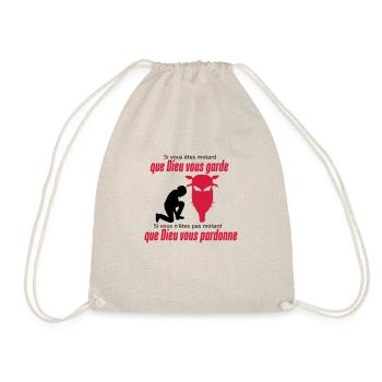 Que Dieu vous pardonne - Sac de sport léger - nature - Devant
