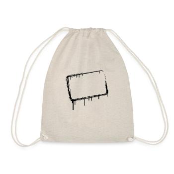 Graffiti frame - Drawstring Bag - nature - Front
