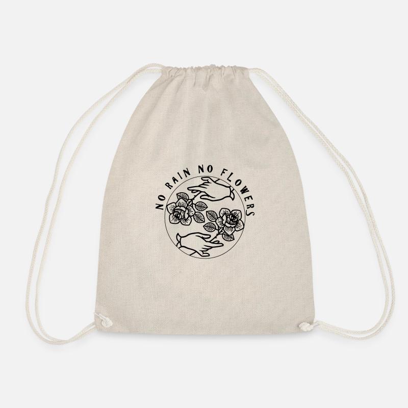FLOWER - Drawstring Bag - nature