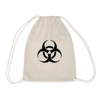 Biohazard Sign (Vector) - Drawstring Bag - nature - Front