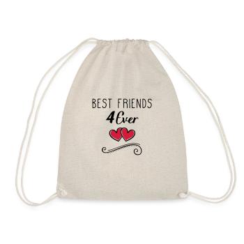 best friends 4 ever - Turnbeutel - Natur - Vorne