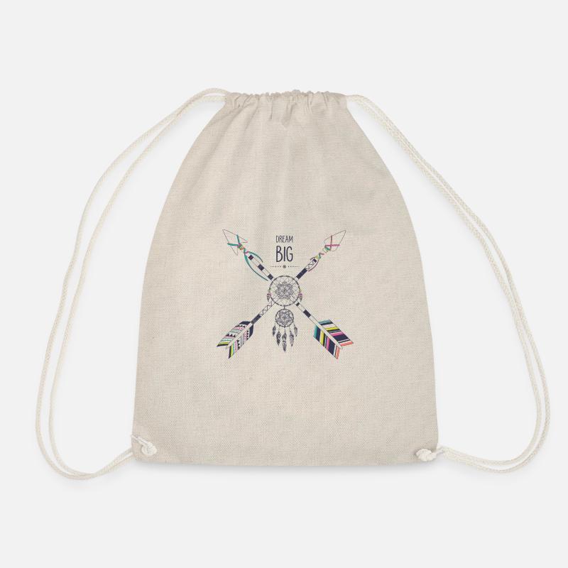 Traumfänger, Dreamcatcher, Traum, Dream - Turnbeutel - Natur