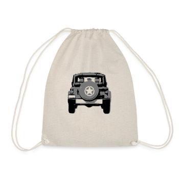 Wrangler Back - Drawstring Bag - nature - Front