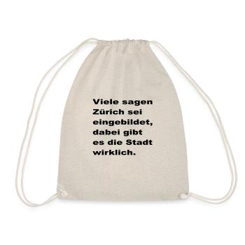 zürich ist einfach züri - Turnbeutel - Natur - Vorne