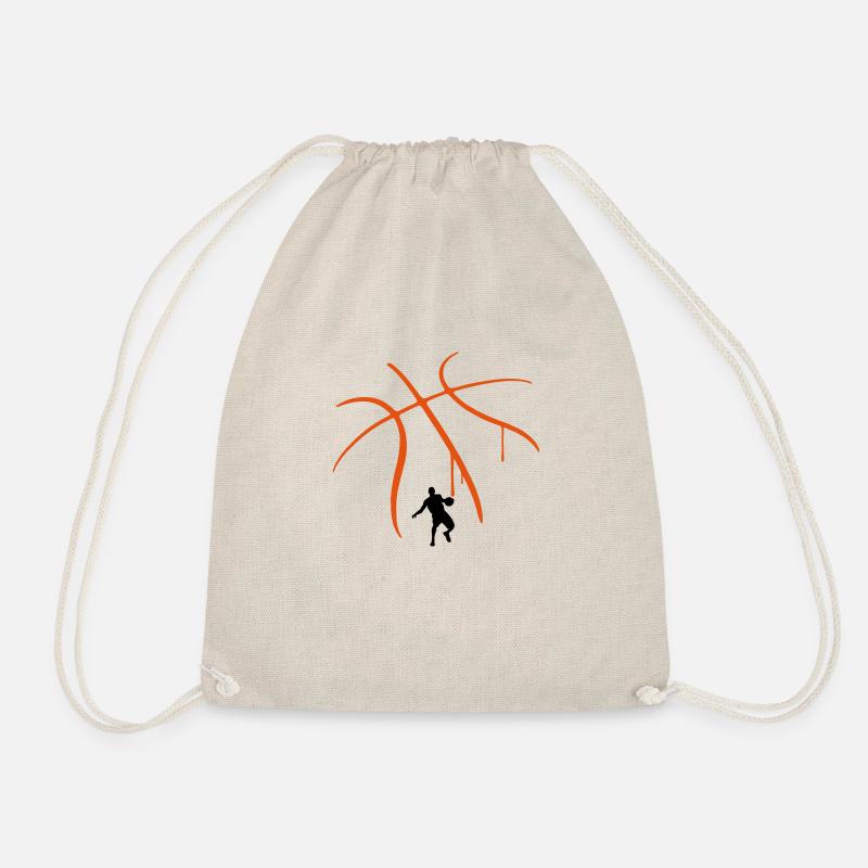 Basketball - Turnbeutel - Natur