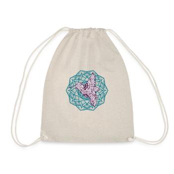 Mandala colibri. Bel oiseau et nature - Sac de sport léger - nature - Devant