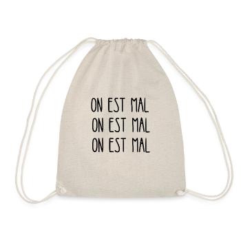 on est mal - Sac de sport léger - nature - Devant